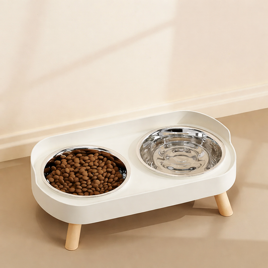 קערת אוכל ומים יוקרתית של דוגי סטייל